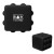 Custom Push Pop Cube Fidget Toy - Black