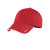 Custom Nike Dri-FIT Stretch Mesh Sandwich Bill Cap - University Red & White Side view
