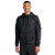 Custom Nike Therma-FIT Pocket Full-Zip Fleece Hoodie - Black Front view