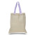 Custom Economical Tote Bag - Full Color - Natural/Lavender