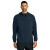 Custom Nike Pro Hooded Jacket - Navy/Game-Royal Front View 