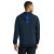Custom Nike Pro Hooded Jacket - Navy/Game-Royal Back View 