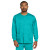 Custom Wink Unisex WorkFlex Snap-Front Scrub Jacket - Teal Blue Front View 