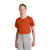 Custom Sport-Tek Youth PosiCharge Competitor 2-Button Henley - Deep Orange Front view