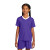Custom Sport-Tek Youth Competitor United V-Neck - Purple/White Front view