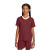 Custom Sport-Tek Youth Competitor United V-Neck - Maroon/White Front view