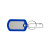 Custom Ball Chain Dog Tag Keychain - Royal Back View 