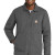 Custom Carhartt Sherpa-Lined Coat - Gravel Grey Front View