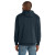 Custom CornerStone - Heavyweight Full-Zip Hooded Sweatshirt with Thermal Lining - Navy Back View 