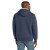 Custom CornerStone Heavyweight Sherpa-Lined Hooded Fleece Jacket - Navy Back View 