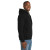Custom CornerStone Heavyweight Sherpa-Lined Hooded Fleece Jacket - Black Side View 