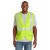 Custom CornerStone - ANSI 107 Class 2 Mesh Back Safety Vest - Safety Yellow Front view