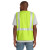 Custom CornerStone - ANSI 107 Class 2 Mesh Back Safety Vest - Safety Yellow Back view