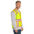 Custom CornerStone ANSI 107 Class 2 Surveyor Zippered Two-Tone Vest - Safety Yellow Side view