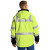Custom CornerStone ANSI 107 Class 3 Waterproof Ripstop 3-In-1 Parka - Safety Yellow Back View 