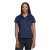 Custom Nike Women's Tech Basic Dri-FIT Polo Shirt - Midnight Navy Front View 