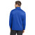 Custom Nike Dri-FIT 1/2-Zip Cover-Up - Game Royal/Black/White Back View 