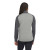 Custom Nike Women's Dri-FIT 1/2-Zip Cover-Up - Anthracite Grey Heather/Dark Grey Back View 