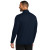 Custom Port Authority Dry Zone UV Micro-Mesh 1/4-Zip - River Navy Blue Back View 