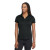 Custom Nike Women's Dri-FIT Players Modern Fit Polo - Black Front view