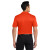 Custom Port Authority Performance Fine Jacquard Polo - Autumn Orange Back View 