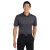 Custom Port Authority Performance Fine Jacquard Polo - Grey Smoke Front View 