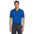 Custom Nike Dri-FIT Classic Fit Players Polo with Flat Knit Collar - Gym Blue Front view
