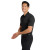 Custom Port Authority Silk Touch Performance Polo - Black Side View 