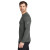 Custom Nike Dri-FIT Cotton/Poly Long Sleeve Tee - Antracite Side View