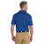 Custom CornerStone Micropique Gripper Polo - True Royal Back View 