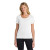 Custom Nike Women's Dri-FIT Cotton/Poly Scoop Neck Tee - White Front View