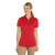 Custom CornerStone Women's Select Lightweight Snag-Proof Polo - Red Front View 