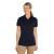 Custom CornerStone Women's Select Lightweight Snag-Proof Polo - Dark Navy Front View 