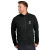 Custom Port Authority Microfleece 1/2-Zip Pullover - Black Front view