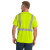 Custom CornerStone ANSI 107 Class 2 Mesh Tee - Safety Yellow Back view