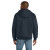 Custom CornerStone Tall Duck Cloth Hooded Work Jacket - Navy Back view