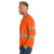 Custom CornerStone ANSI 107 Class 3 Mesh Long Sleeve Tee - Safety orange Side view 