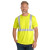 Custom CornerStone ANSI 107 Class 2 Safety T-Shirt - Safety Yellow Reflective Front view