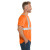 Custom CornerStone ANSI 107 Class 2 Safety T-Shirt - Safety Orange Reflective Side view