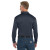 Custom CornerStone Select Snag-Proof Long Sleeve Polo - Dark Navy Back View 