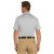 Custom CornerStone Industrial Snag-Proof Pique Polo - Light Grey Back view