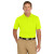 Custom CornerStone Industrial Snag-Proof Pique Pocket Polo - Safety Yellow Front view