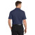 Custom Nike Dri-FIT Vapor Block Polo - Midnight Navy Back View