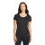 Custom OGIO Women's Pulse Dolman Tee - Blacktop Front View