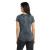 Custom OGIO Women's Verge Scoop Neck - Blacktop Space Dye Back View 