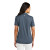 Custom TravisMathew Women's Coto Performance Polo - Vintage Indigo Black Back view