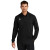 Custom Nike Textured 1/2-Zip Cover-Up - Black Front view