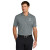 Custom Nike Dri-FIT Striated Polo - Cool Grey Front view