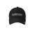 Custom Nike Dri-FIT Legacy Cap - Black & White Front view