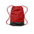 Custom Nike Brasilia Drawstring Pack - University Red Back View